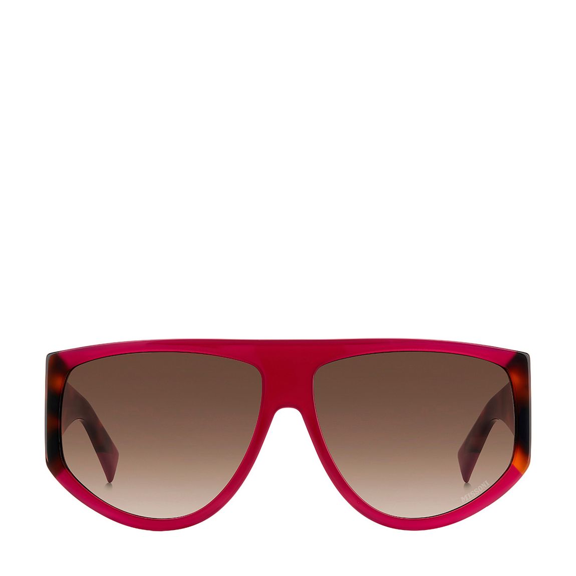 Cyclamen Havana Square Flat Top Sunglasses main product photo