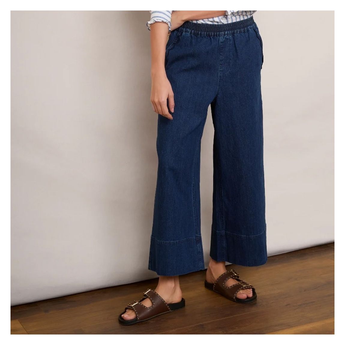 Blue Elle Wide Leg Jeans main product photo