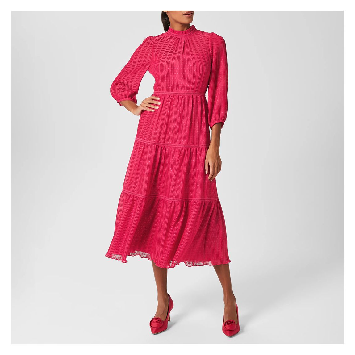 Pink Colette Midi Dress main product photo