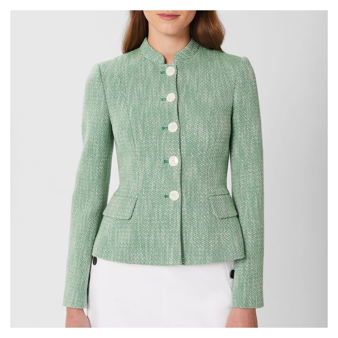 Green Farren Tweed Cotton Jacket main product photo