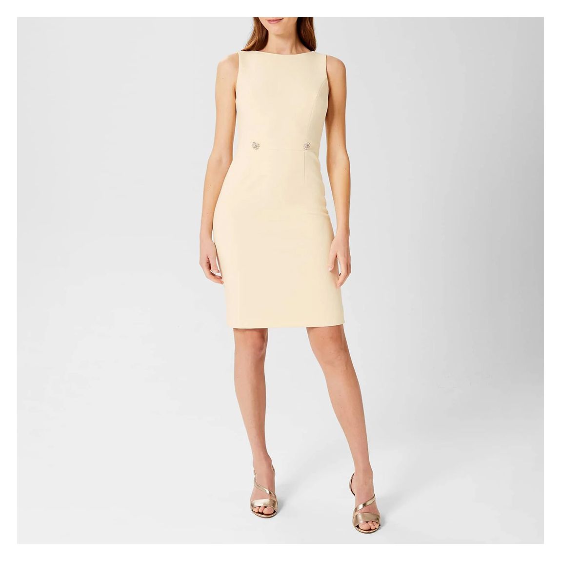 Pale Yellow Henrietta Dress main product photo