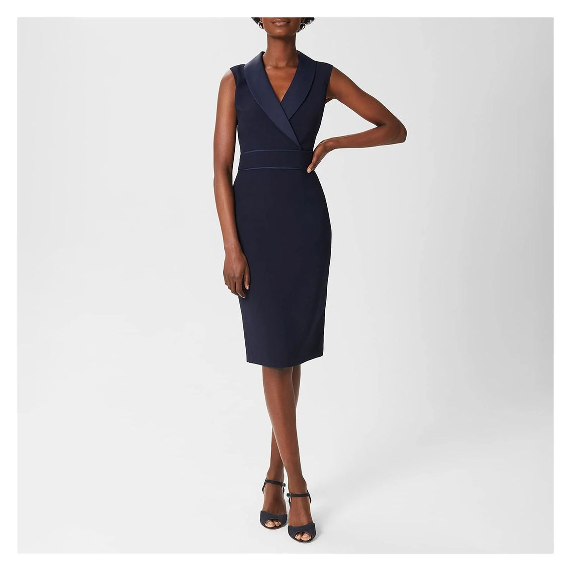 Navy Kara Tux Dress main product photo