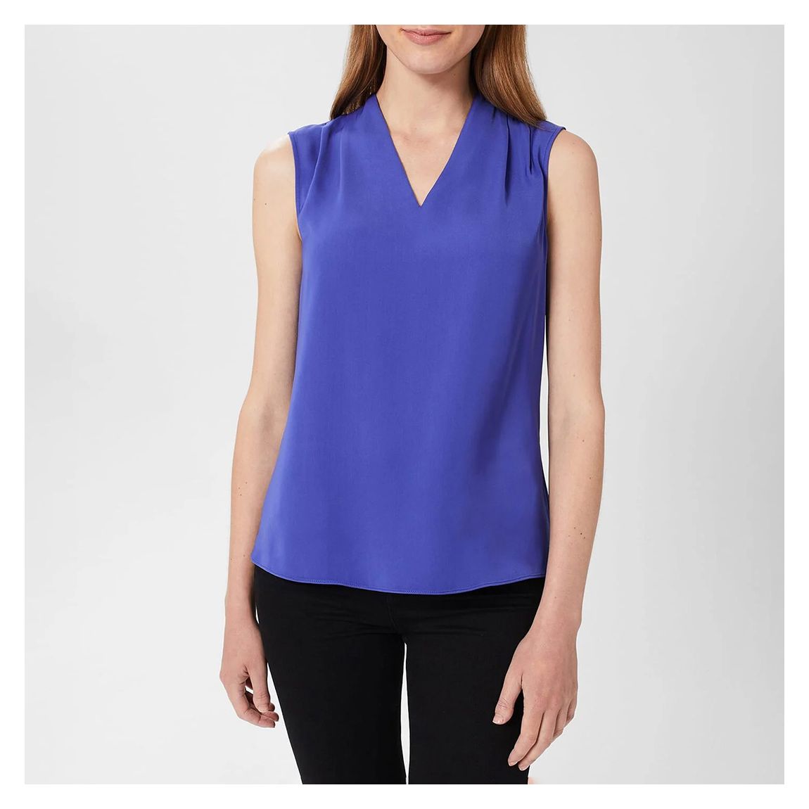Purple Nina V-Neck Blouse main product photo