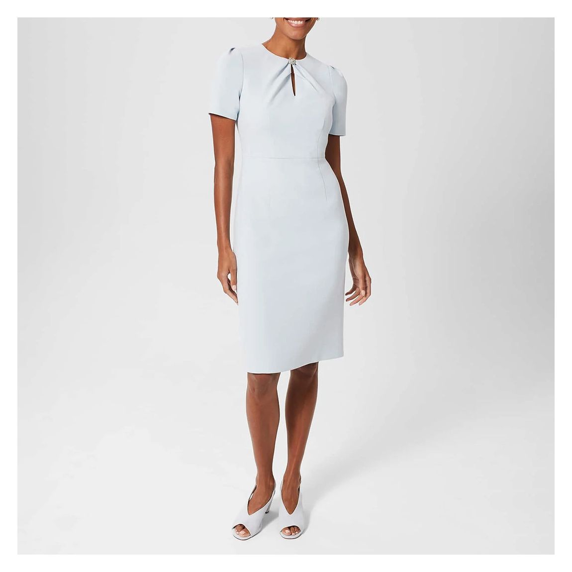 Pale Blue Gabrielle Dress main product photo
