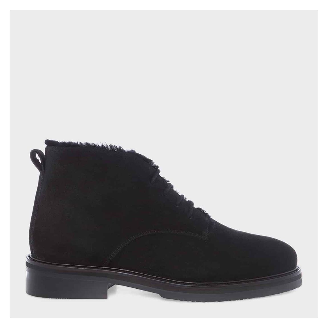Black Agnes Shearling Boots main product photo