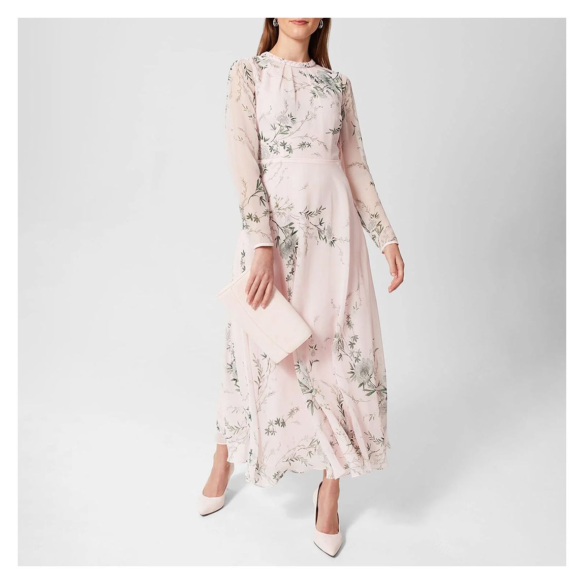 Pale Pink Rosabelle Silk Dress main product photo