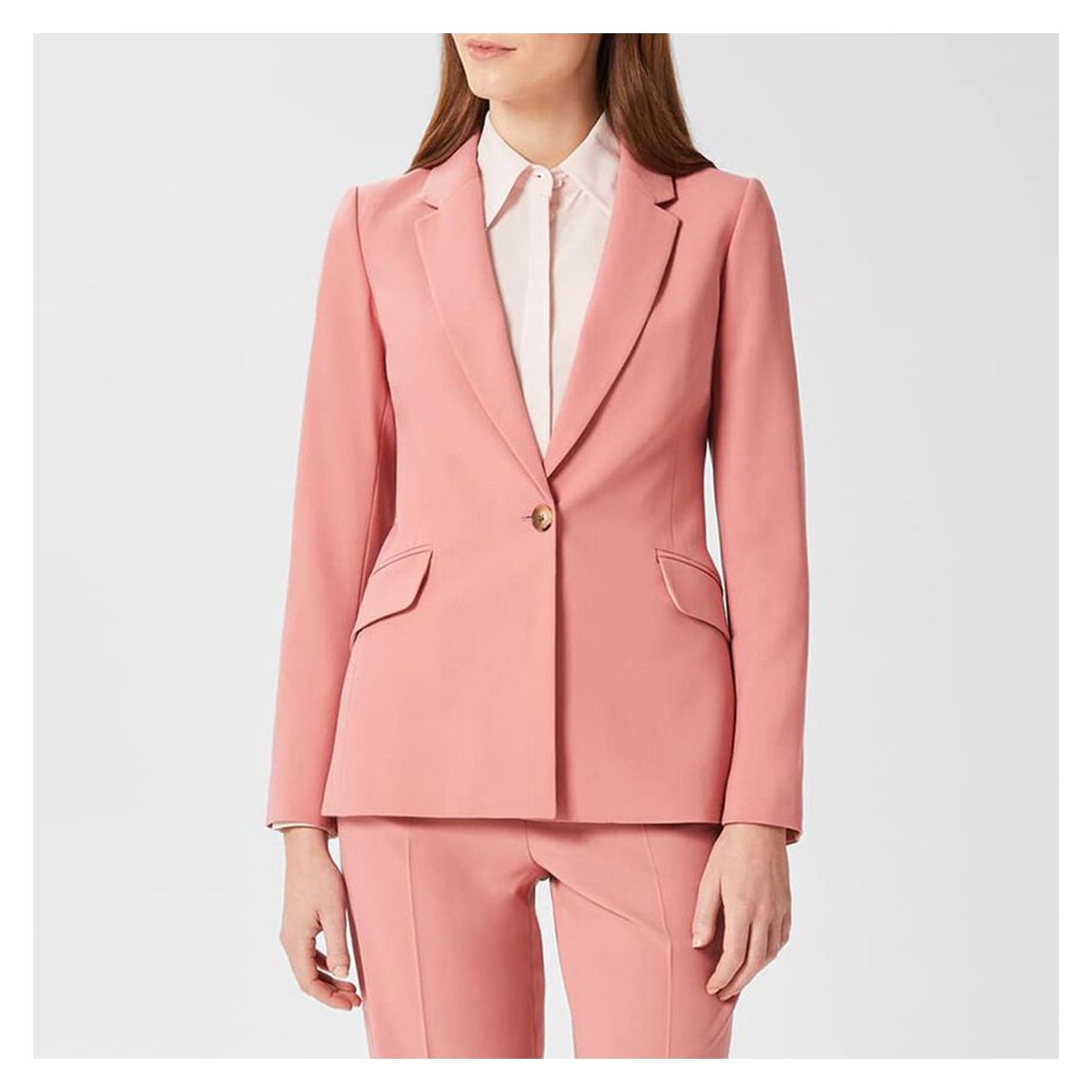 Pink Rozi Wool Blend Blazer main product photo