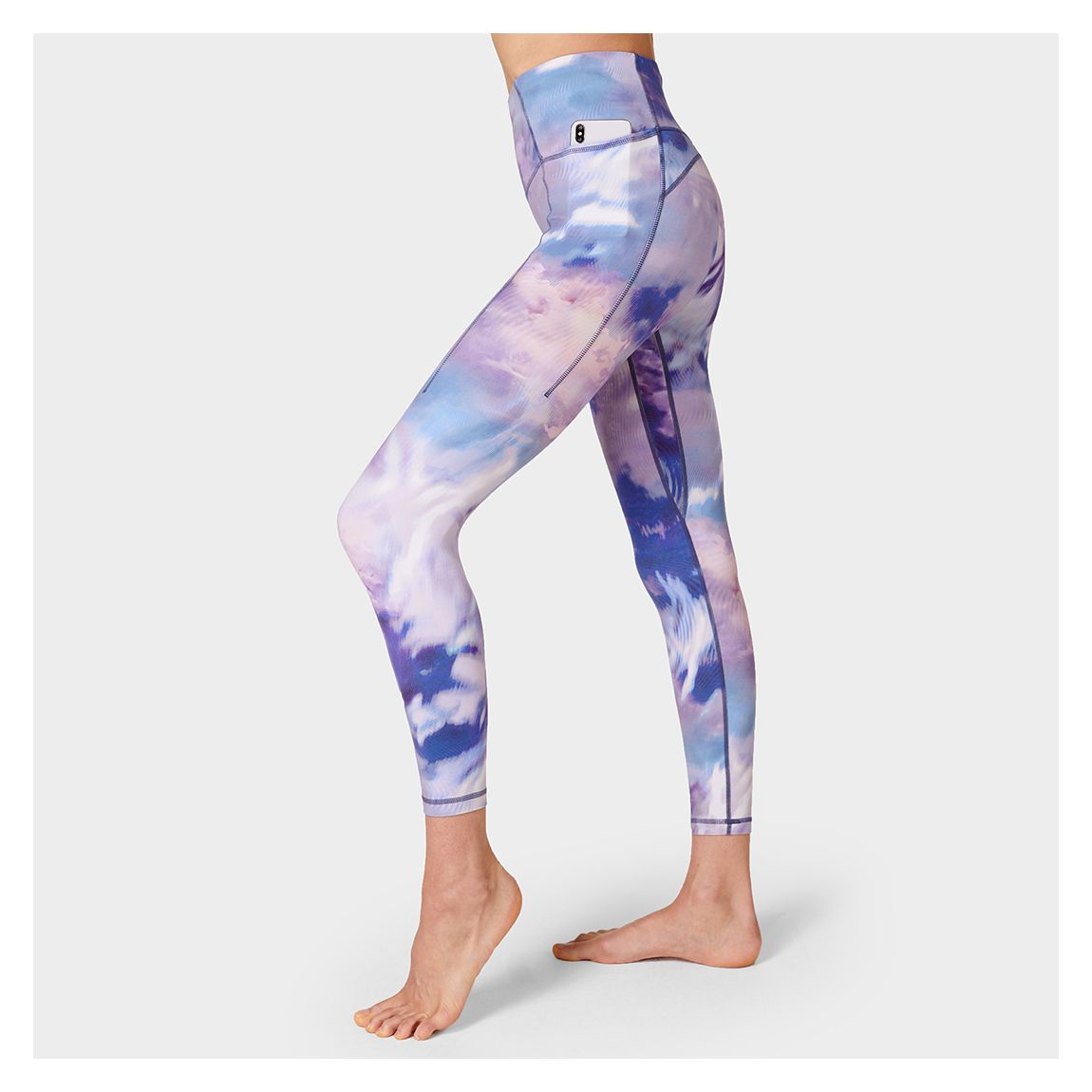 Purple Super Soft 7/8 Yoga Leggings main product photo