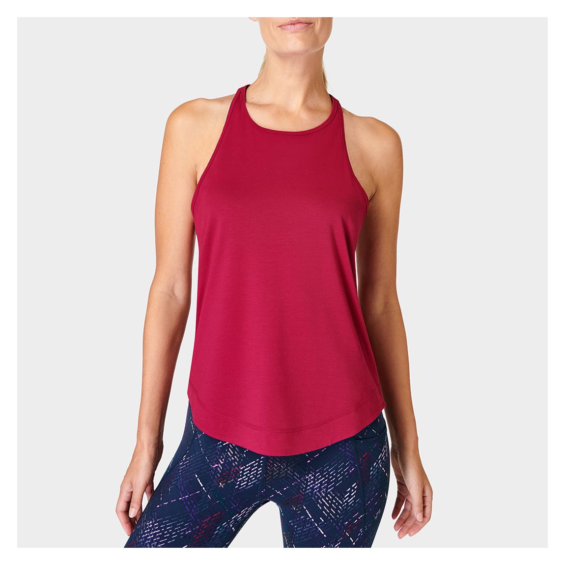 Red Breathe Easy Run Tank Top main product photo
