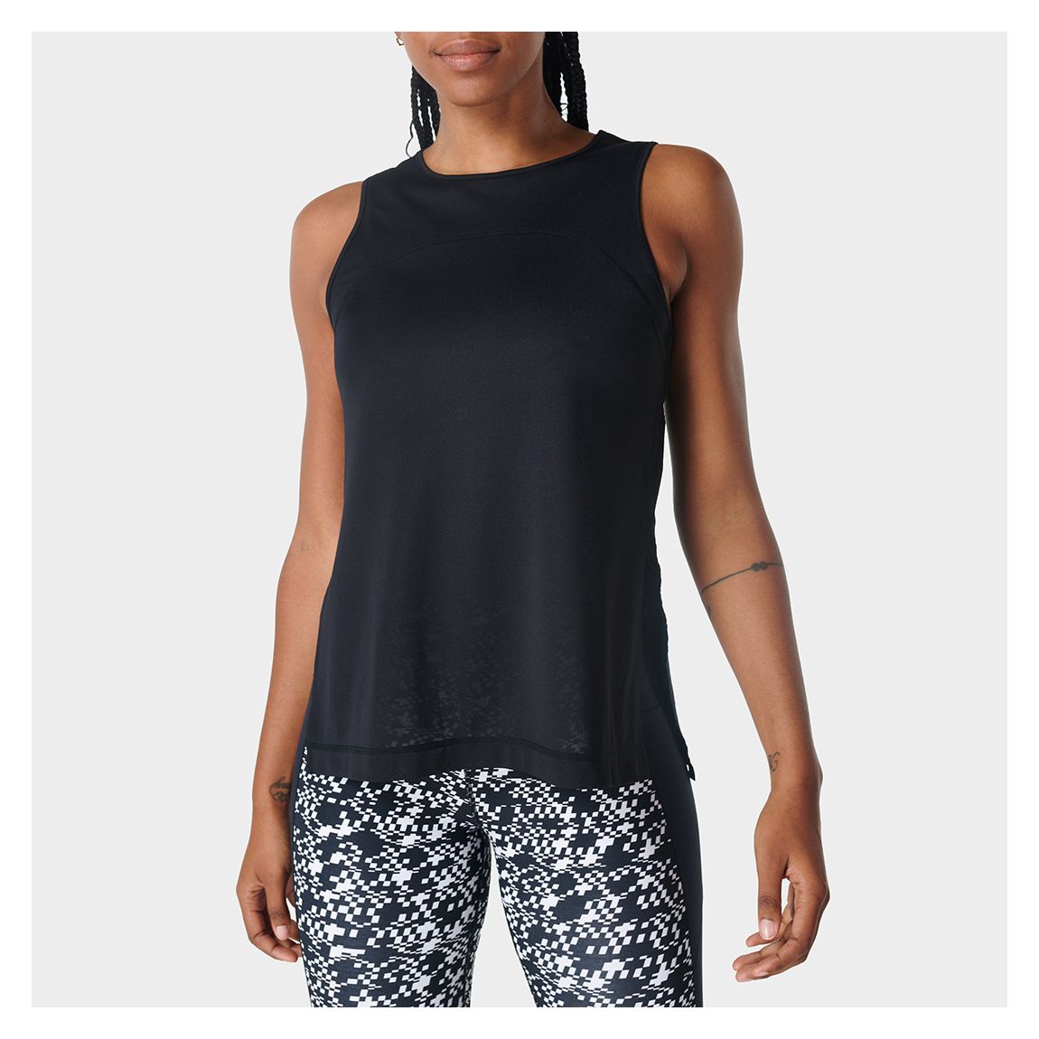 Black Light Speed Run Tank Top main product photo