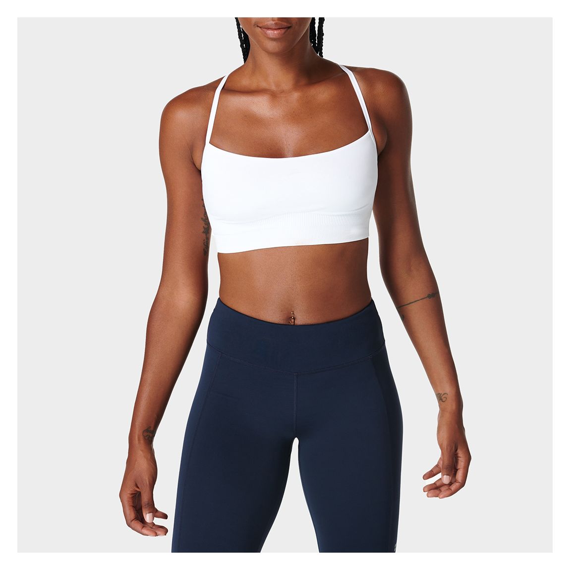 White Spirit Restored Yoga Bra main product photo