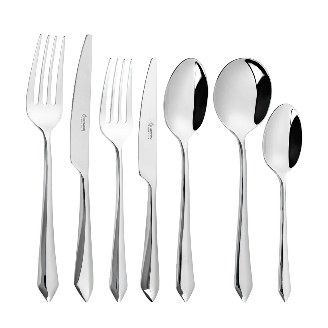 84 Piece Prism Cutlery Set for 12 People main product photo