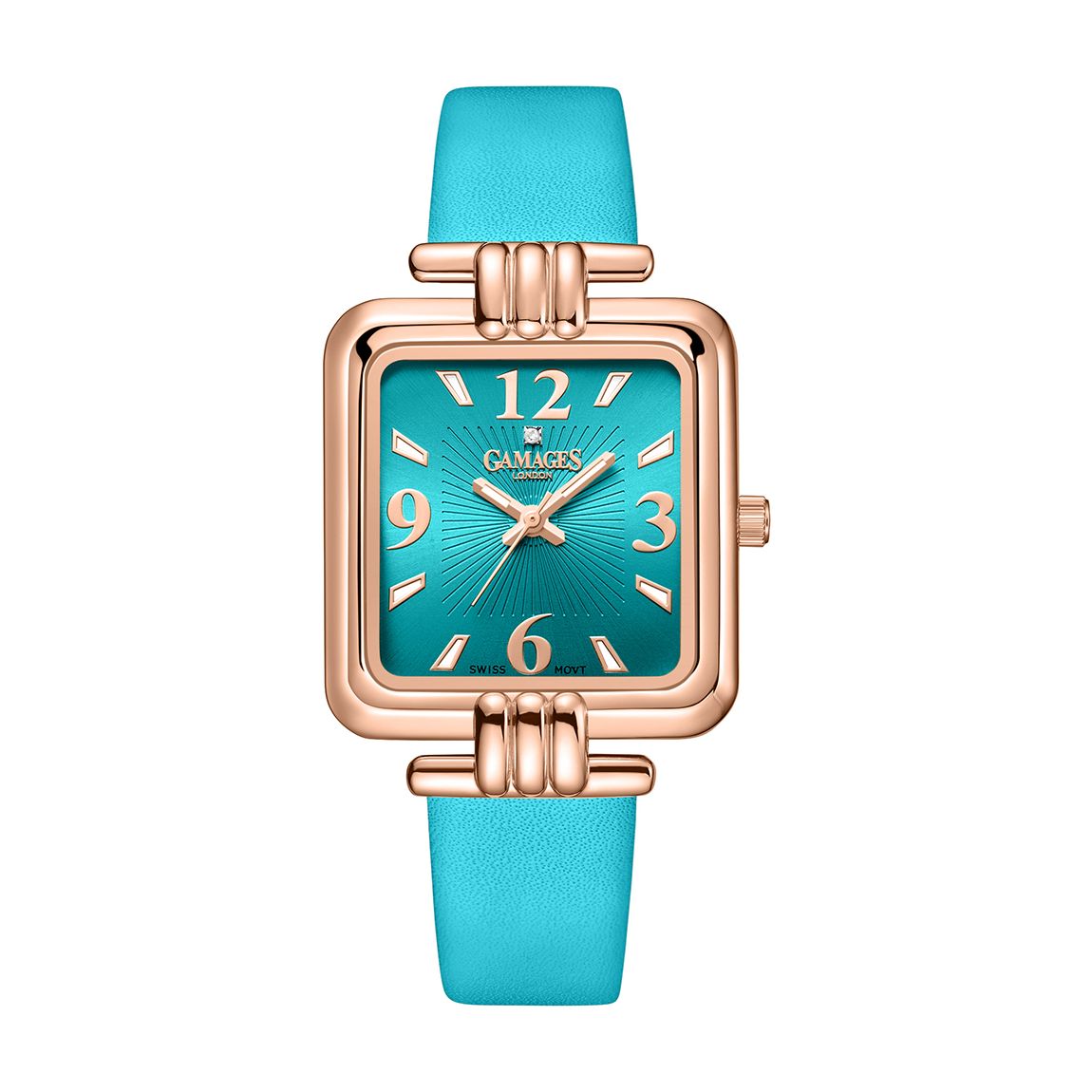 Gamages Of London Ladies Mermaid Diamond In Rose Teal main product photo