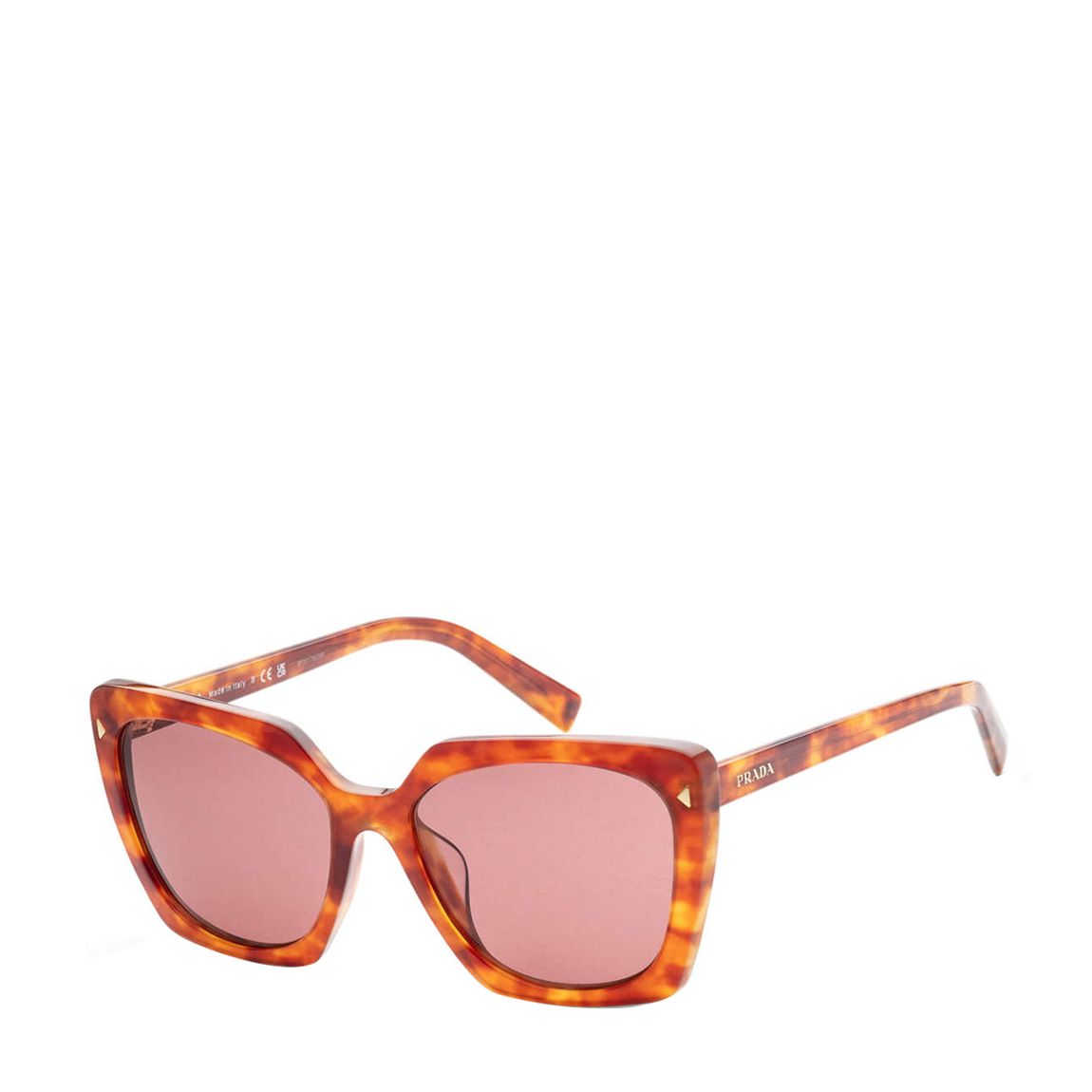Women's Brown Prada Sunglasses 55mm main product photo