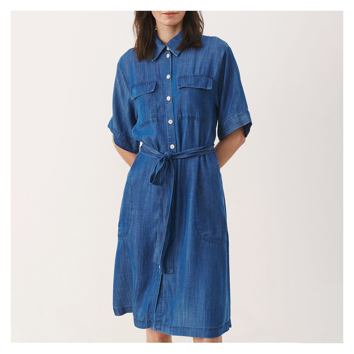 Deep Blue Brielle Dress main product photo