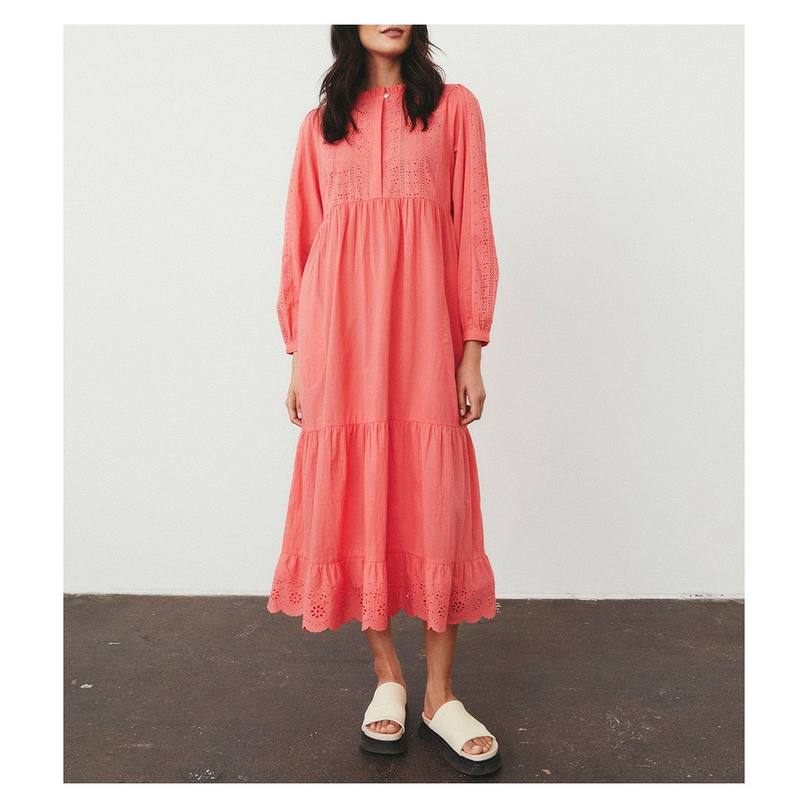 Pink Cotton Seia Dress main product photo