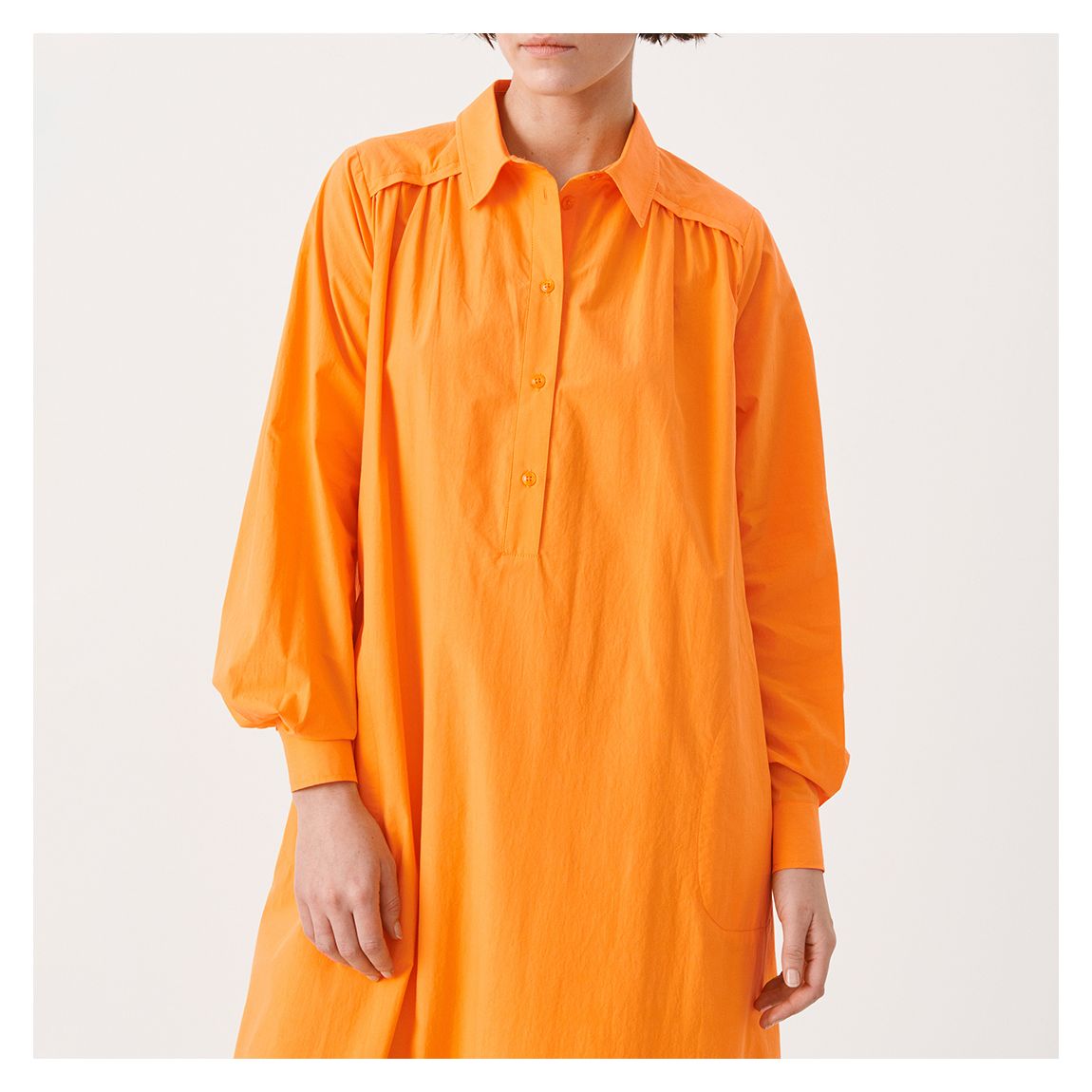 Orange Smock Dress main product photo