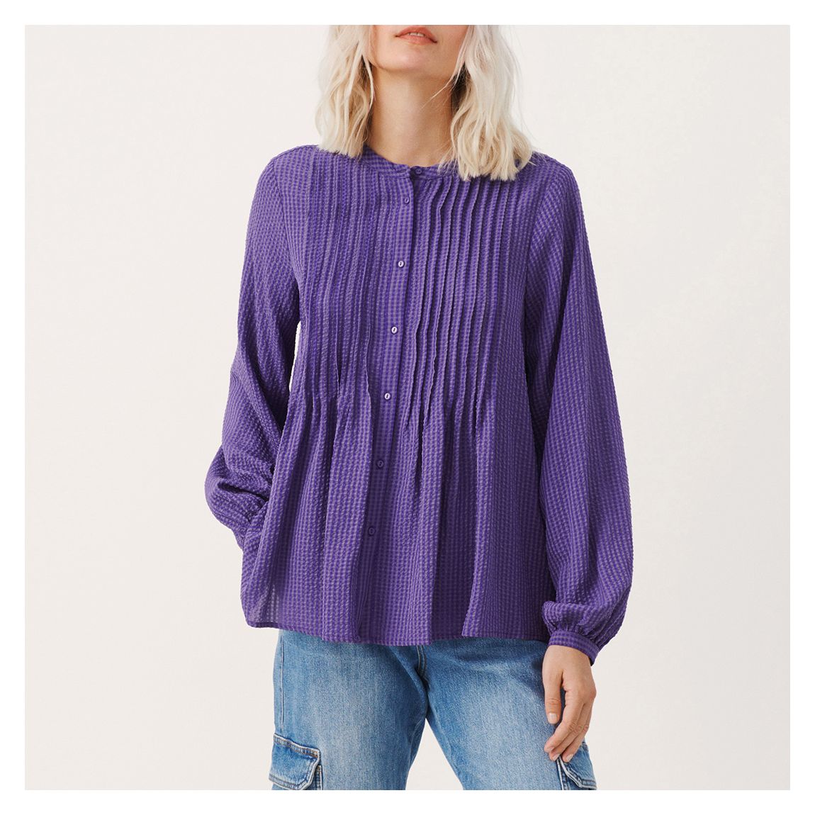 Purple Venja Blouse main product photo