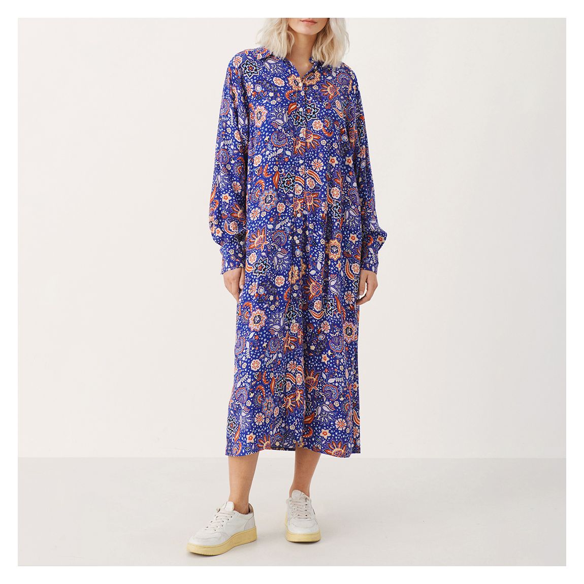 Blue Printed Marlas Dress main product photo