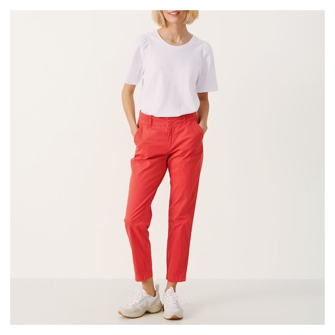 Red Casual Trouser main product photo