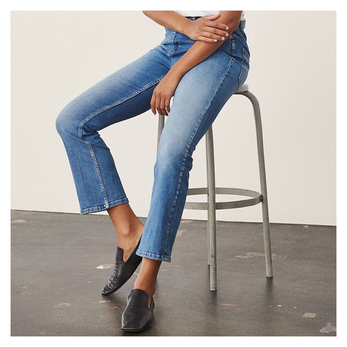 Light Blue Cotton Denim Jeans main product photo