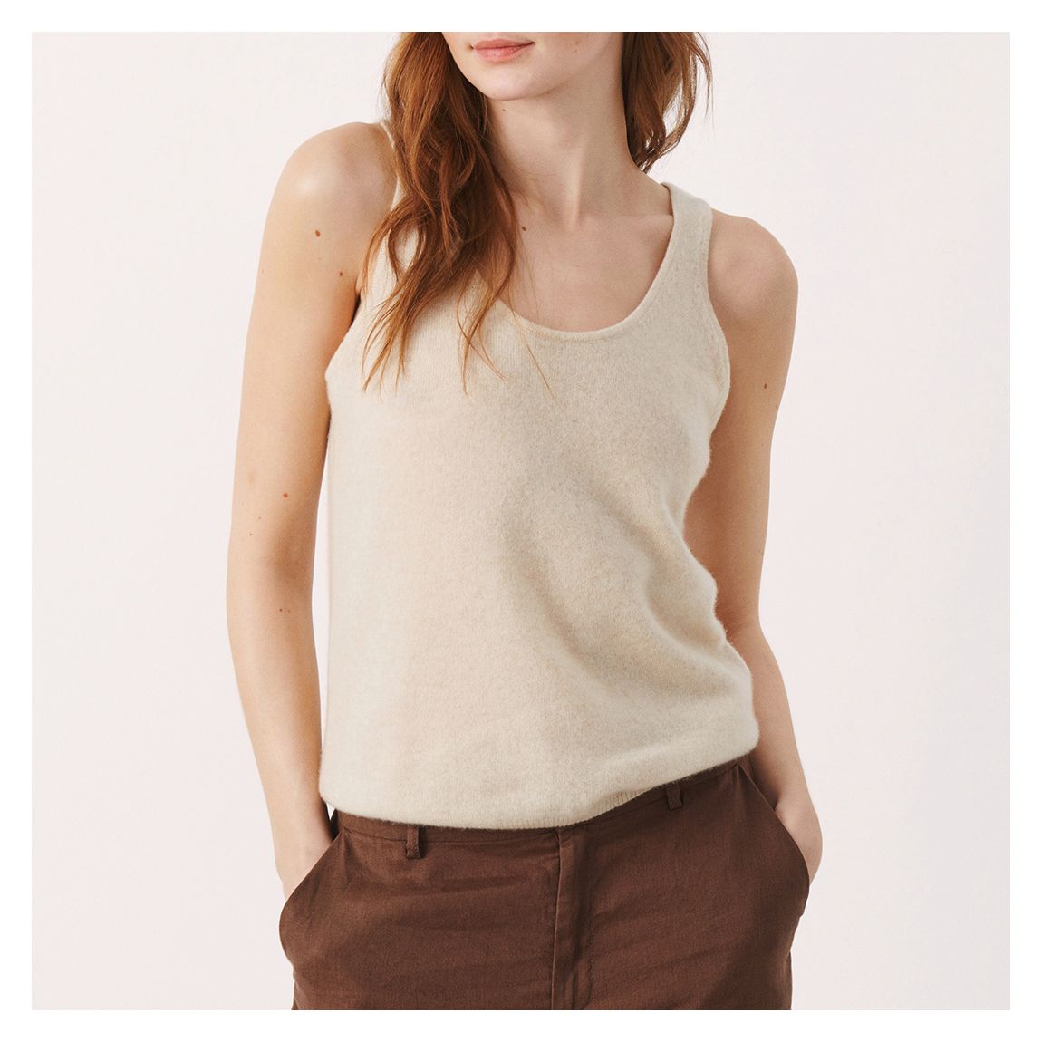Off White Sabine Cashmere Top main product photo