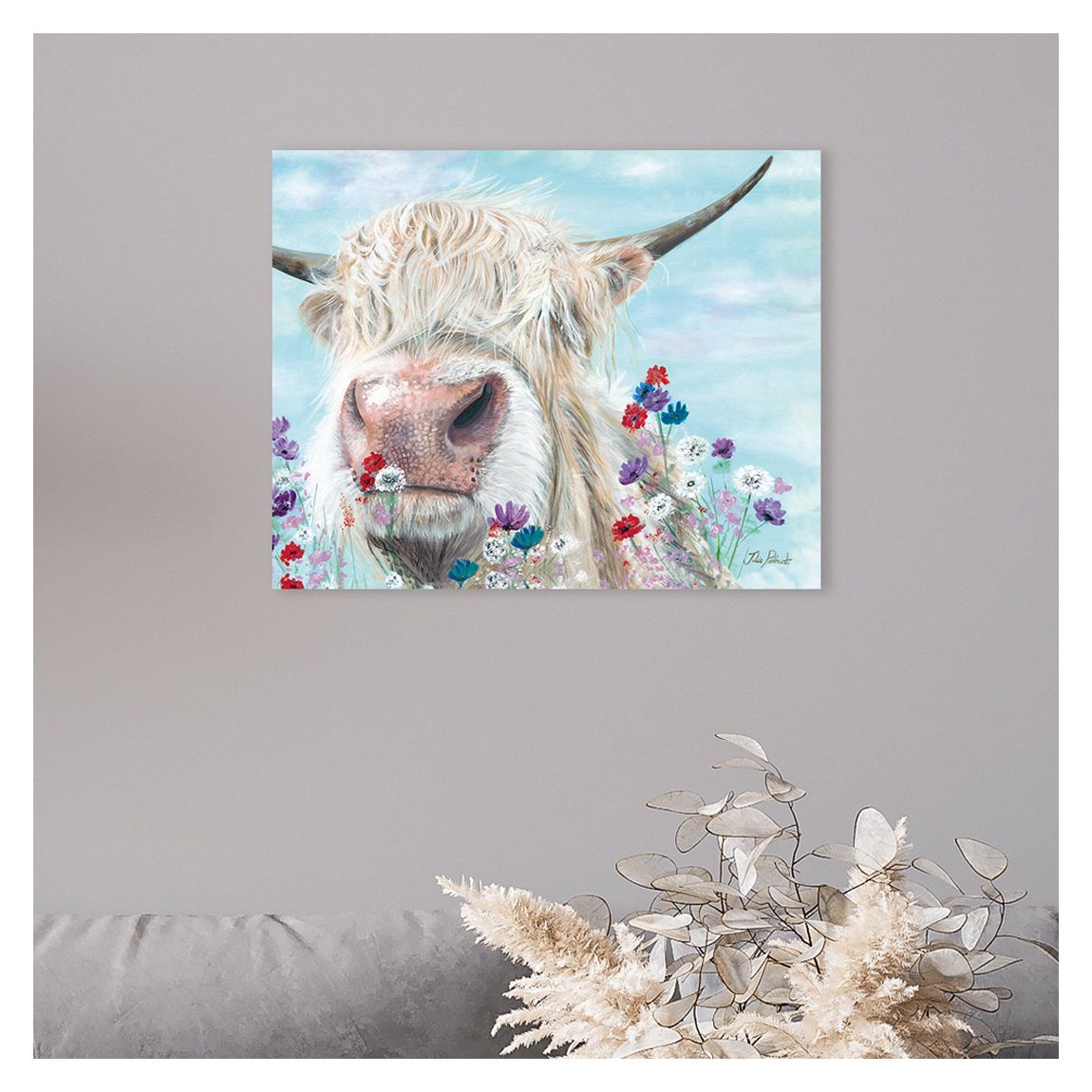 julia pankhurst douglas with flowers 40 x 50 cm main product photo