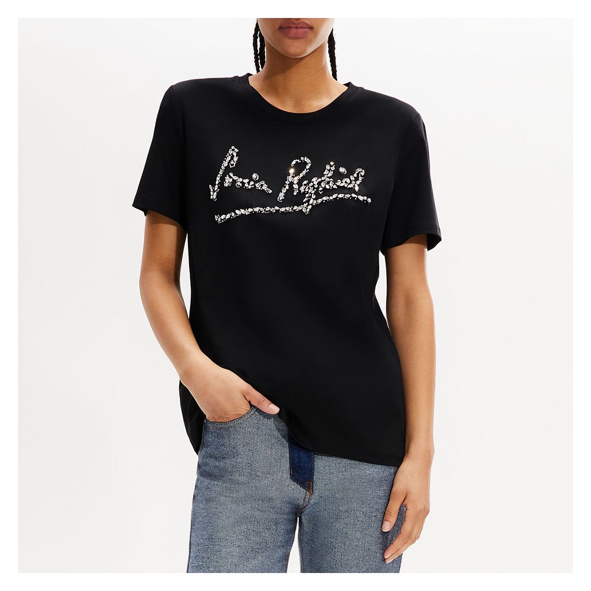 Black Diamante T-Shirt main product photo