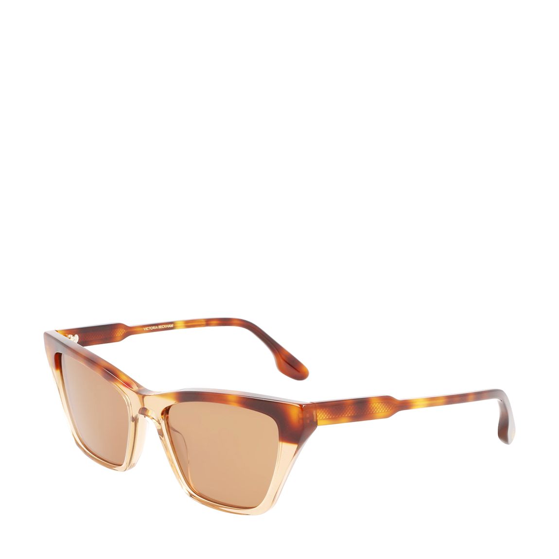 Victoria Beckham Women's Sunglasses VB638S Transparent Brown Havana/Brown Lens main product photo