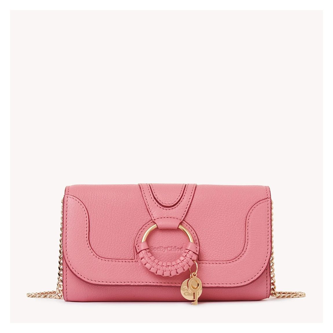 Pushy Pink See By Chloe Hana Chain Wallet main product photo