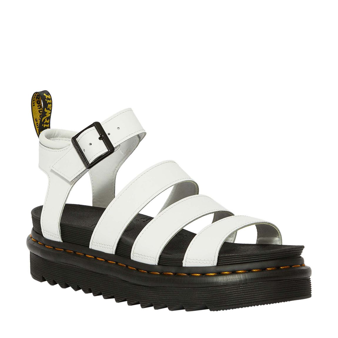 Women Size 3 White Blaire Hydro Leather Strap Sandals main product photo