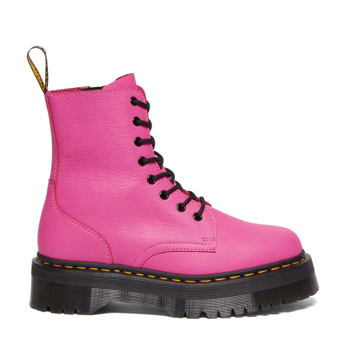 Unisex Pink Jadon III Pisa Leather Platform Ankle Boots main product photo
