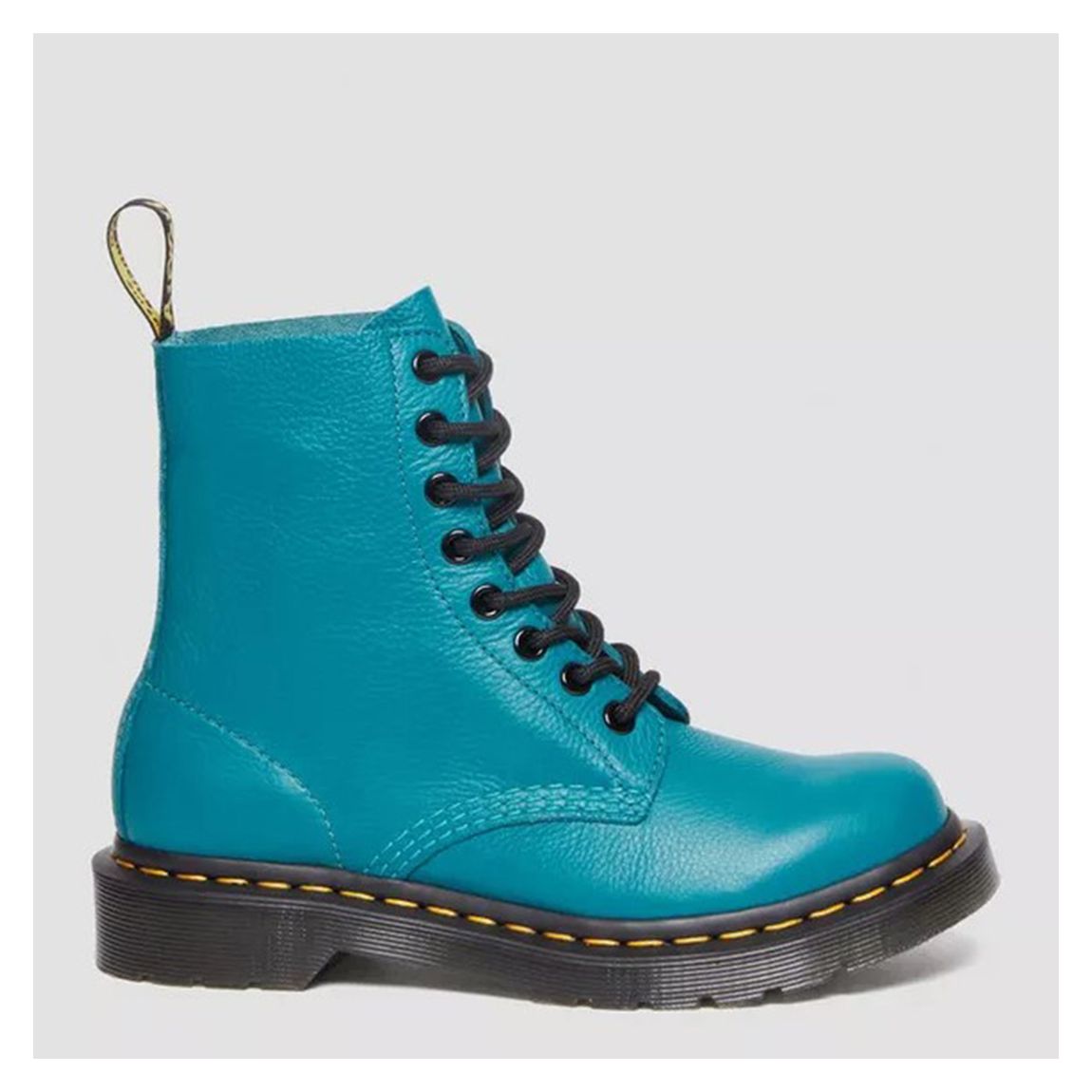 Women Blue 1460 Pascal Leather Lace Up Ankle Boots main product photo