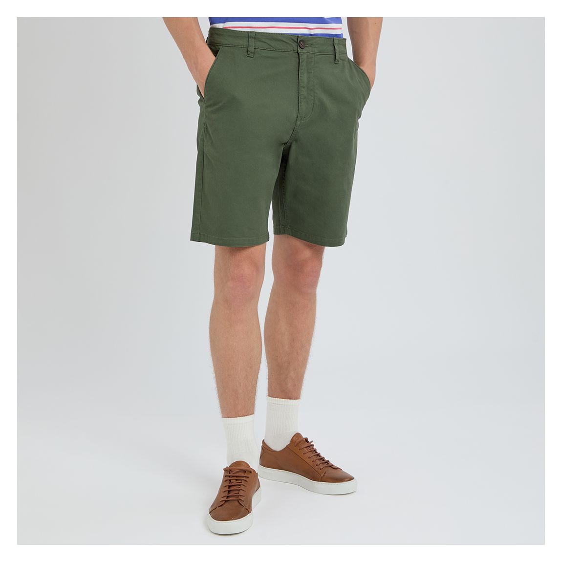 Khaki Chino Shorts main product photo