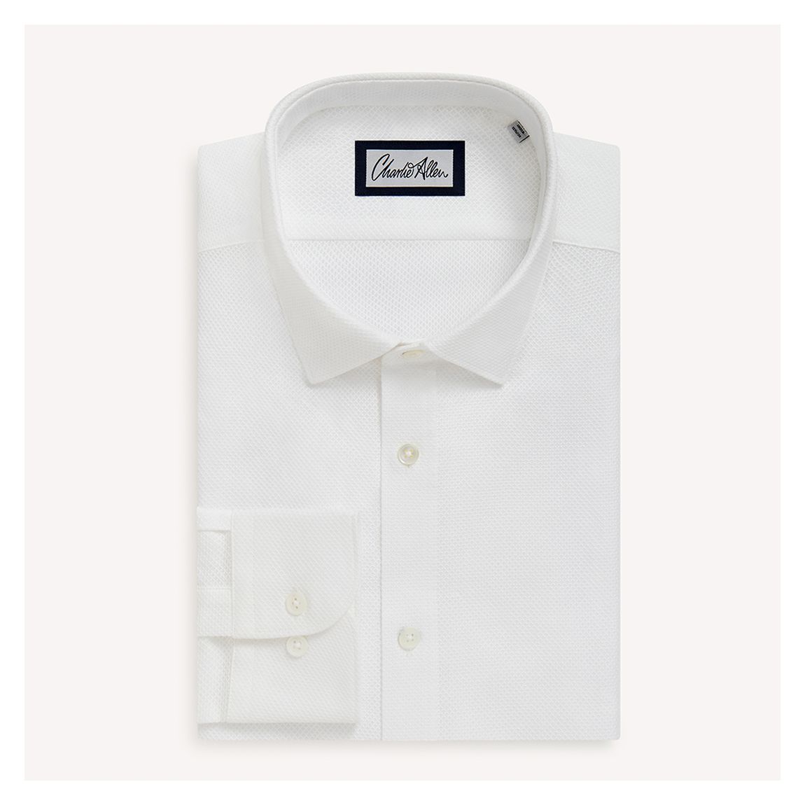 White Regular Fit Cotton Shirt main product photo