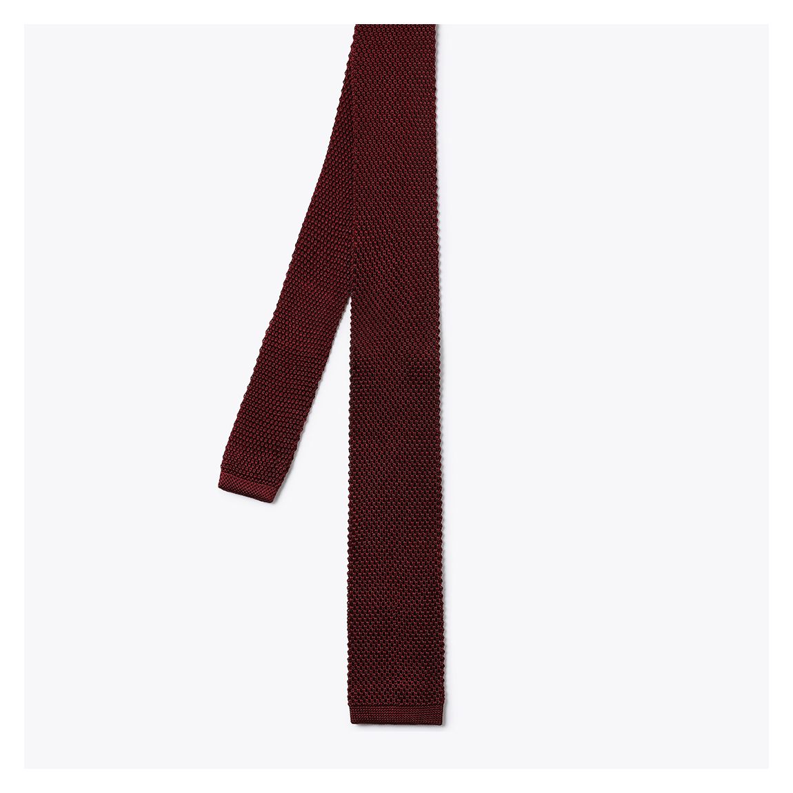 Wine Textured Silk Tie main product photo