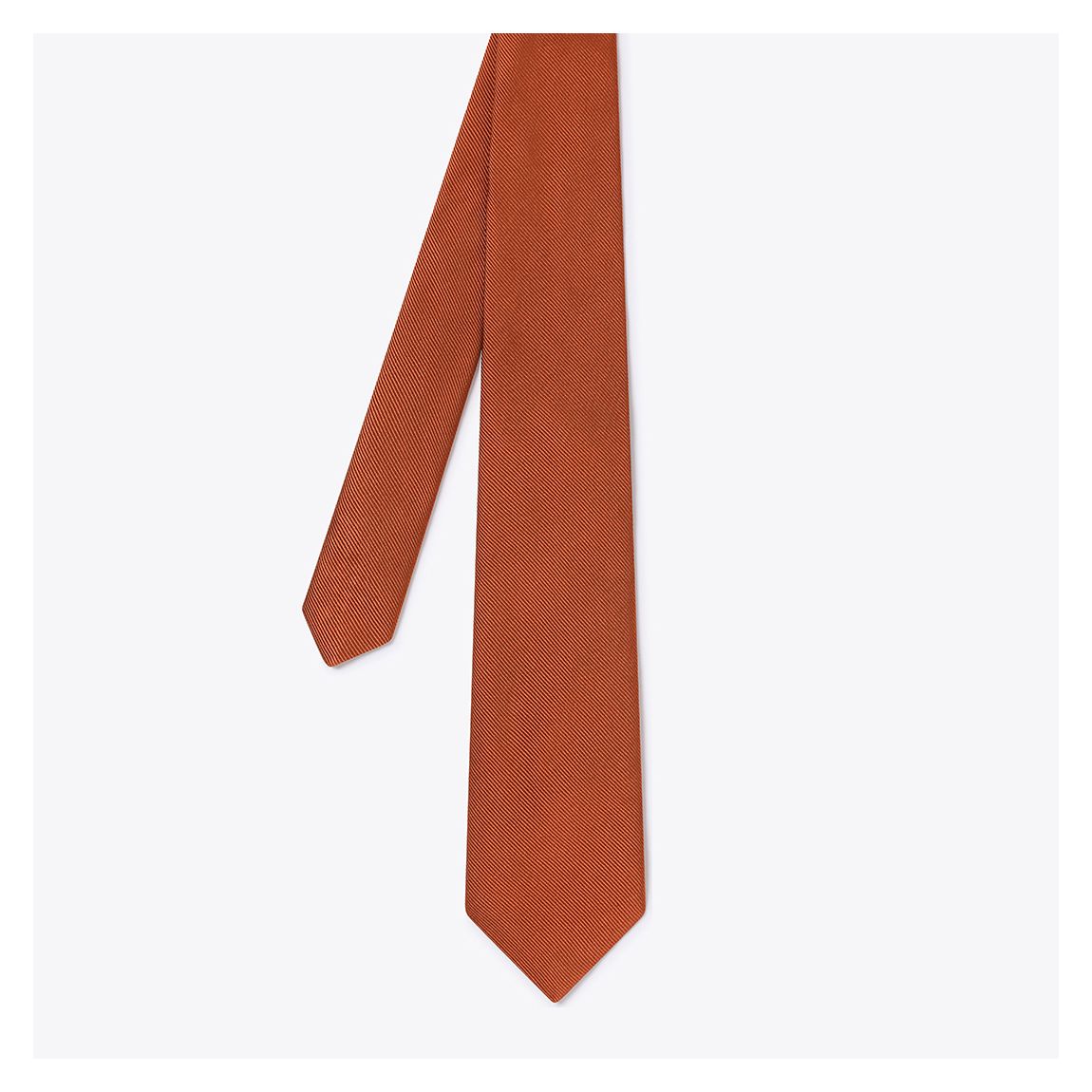 Orange Silk Twill Tie main product photo