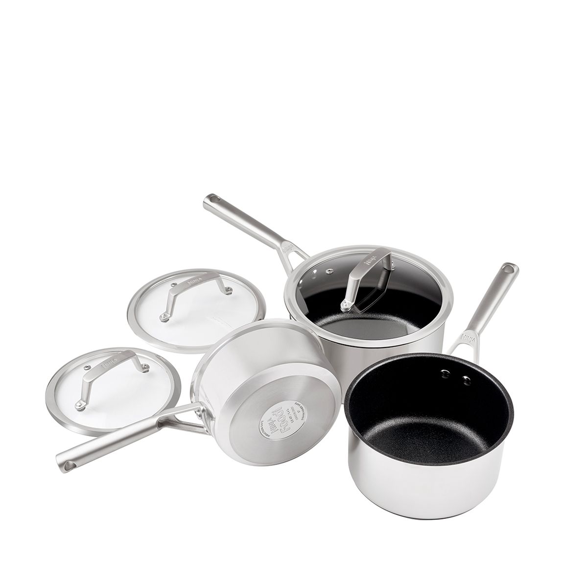 Ninja Zerostick Stainless Steel 3-Piece Pan Set main product photo