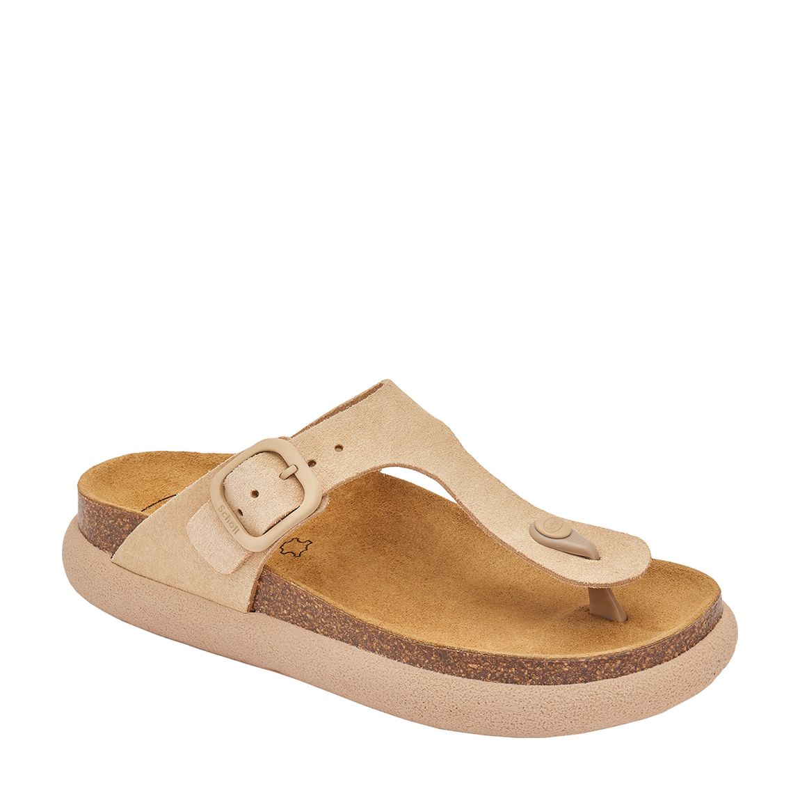 Beige Anais Chunky Flip Flops main product photo