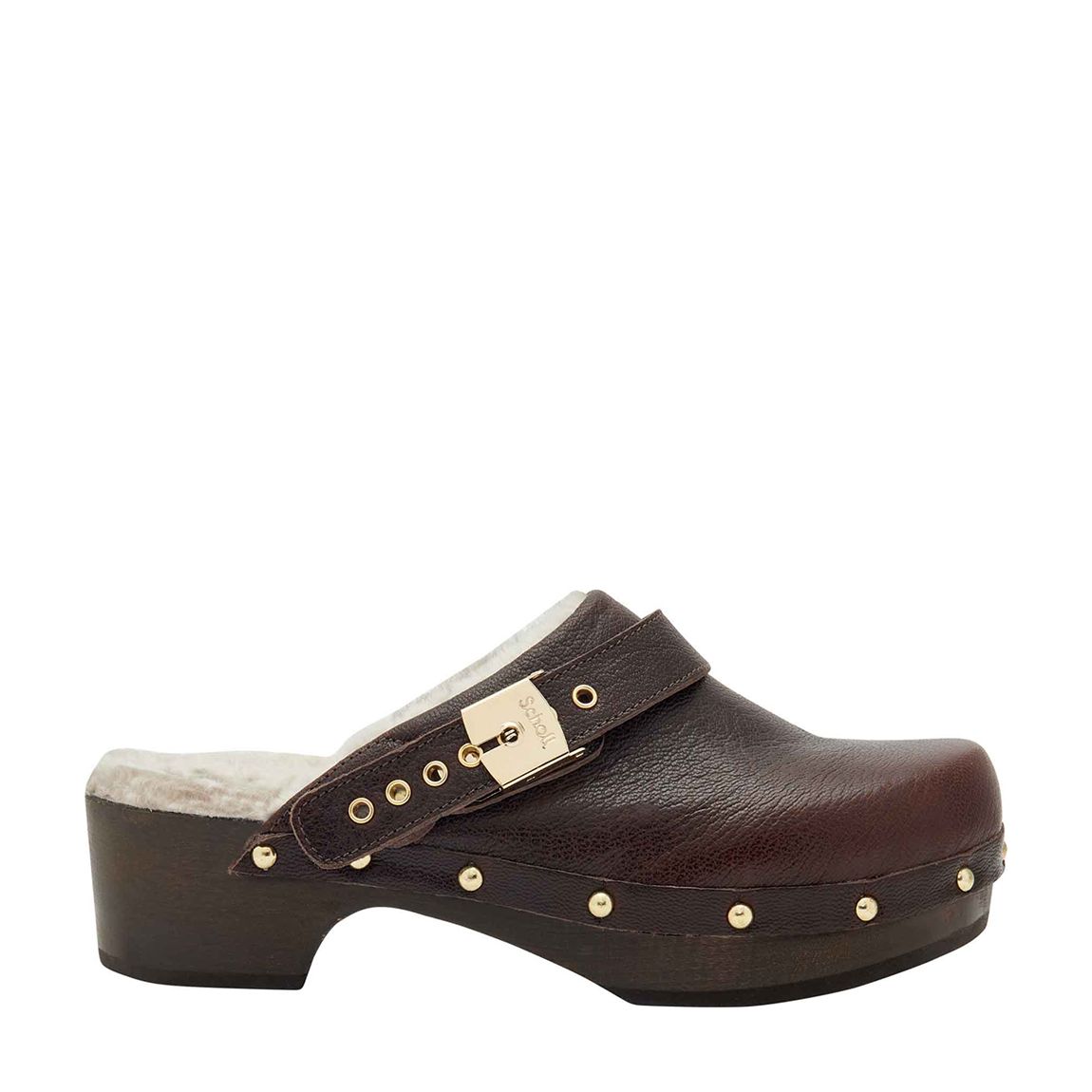 Brown Pescura Robin Heeled Mules main product photo