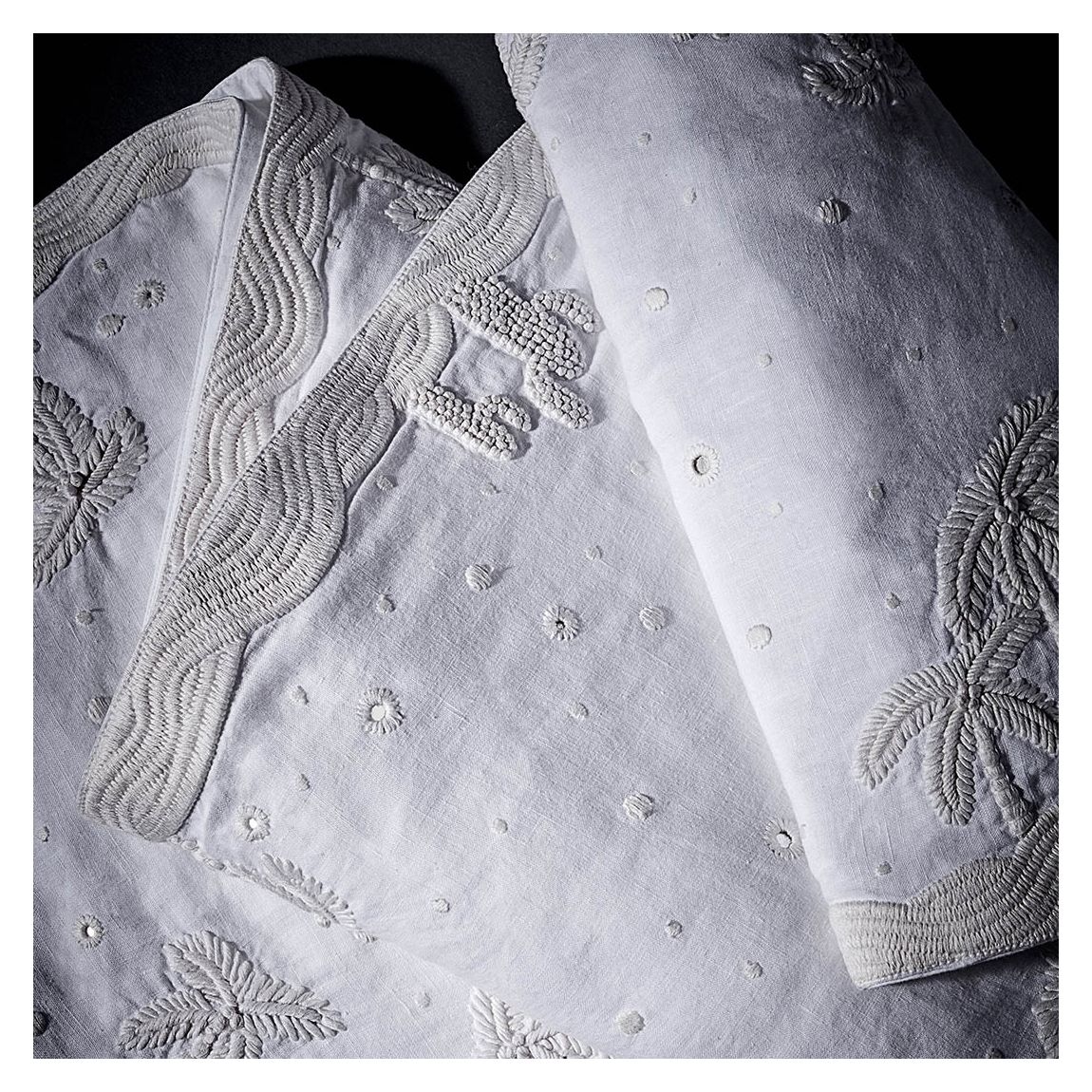 Haas Joshua Tree Table Runner 90x16" White main product photo