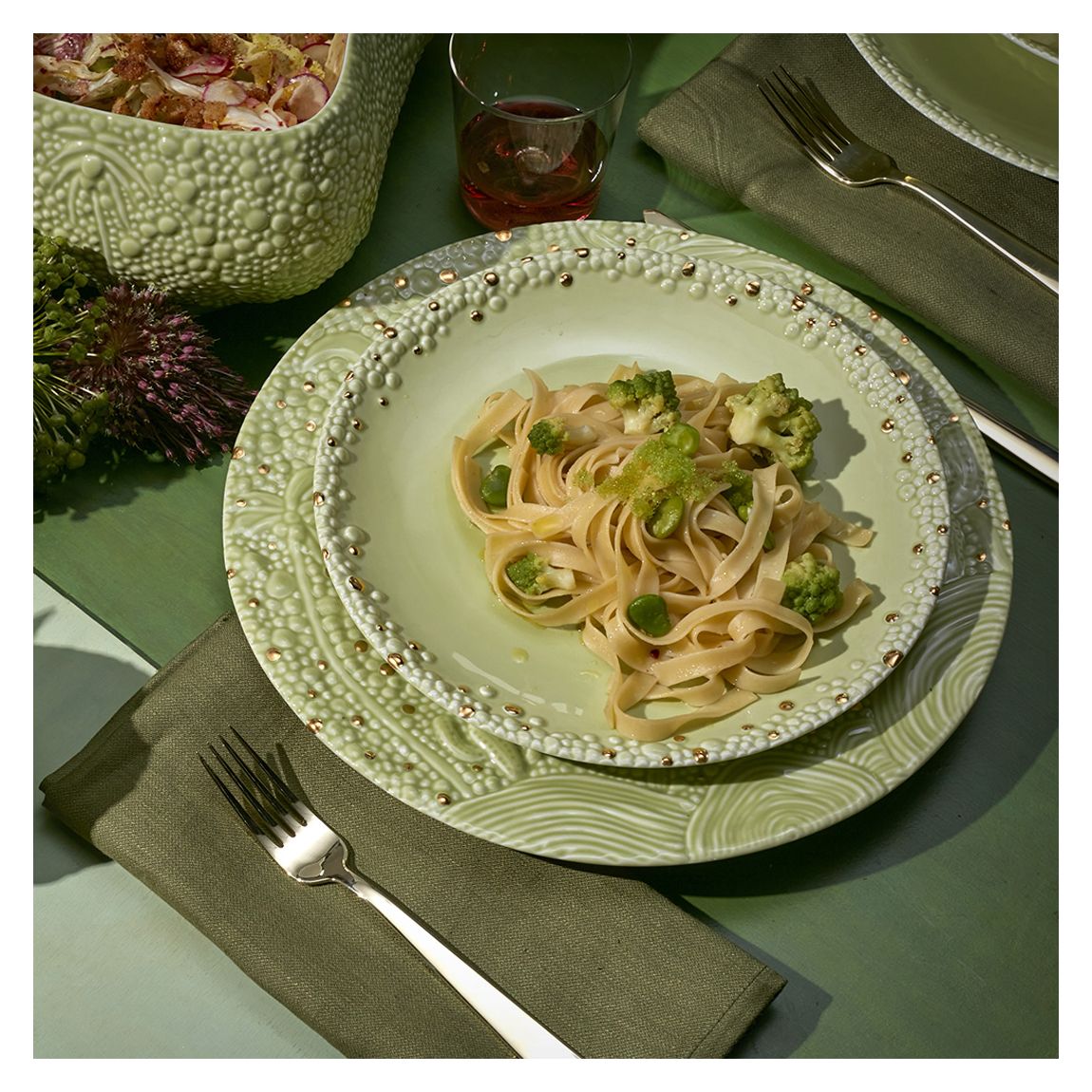 Haas Mojave Matcha Dinner Plate main product photo