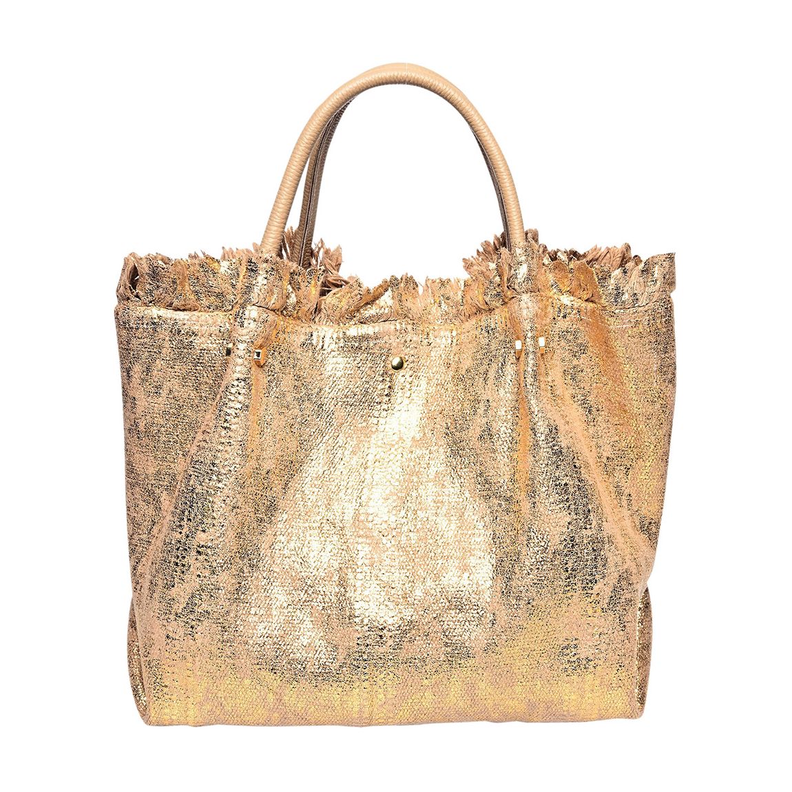Gold Leather Handbag main product photo