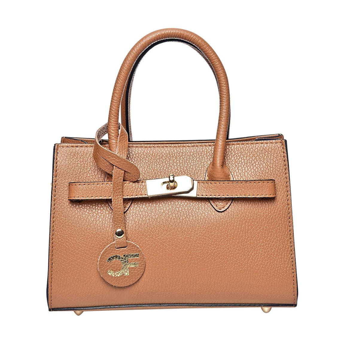 Brown Italian Leather Shoulder Bag main product photo