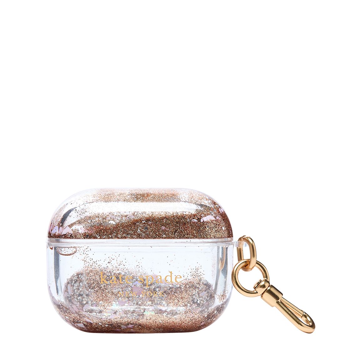 Rose Gold Liquid Glitter Airpod Pro Case main product photo
