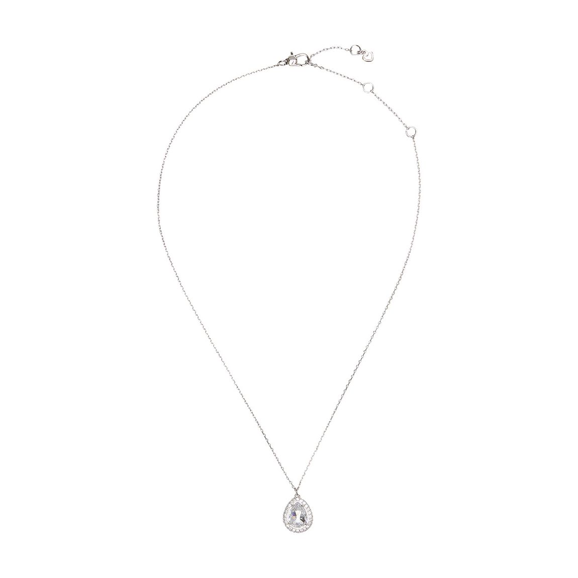 Silver Pave Halo Mini Pendant main product photo