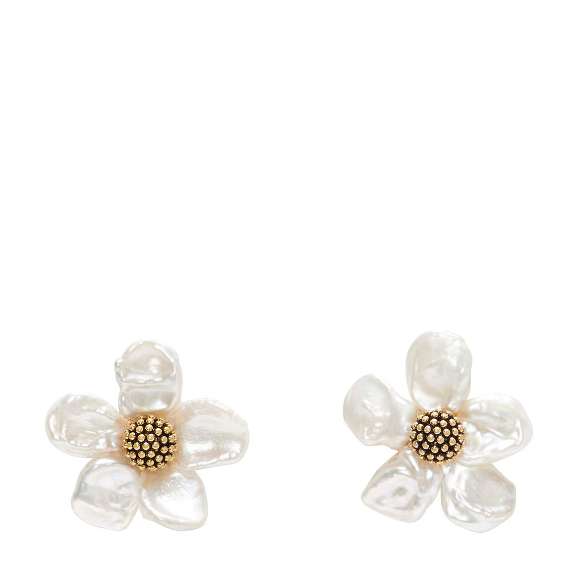 Gold Floral Frenzy Studs main product photo