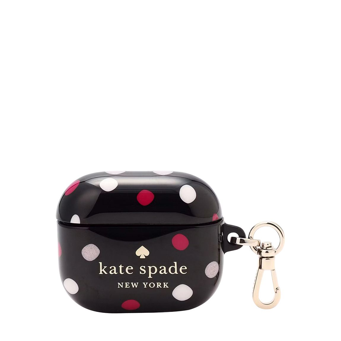 Black Other Glimmer Dot Printed Airpod Gen 3 Case main product photo