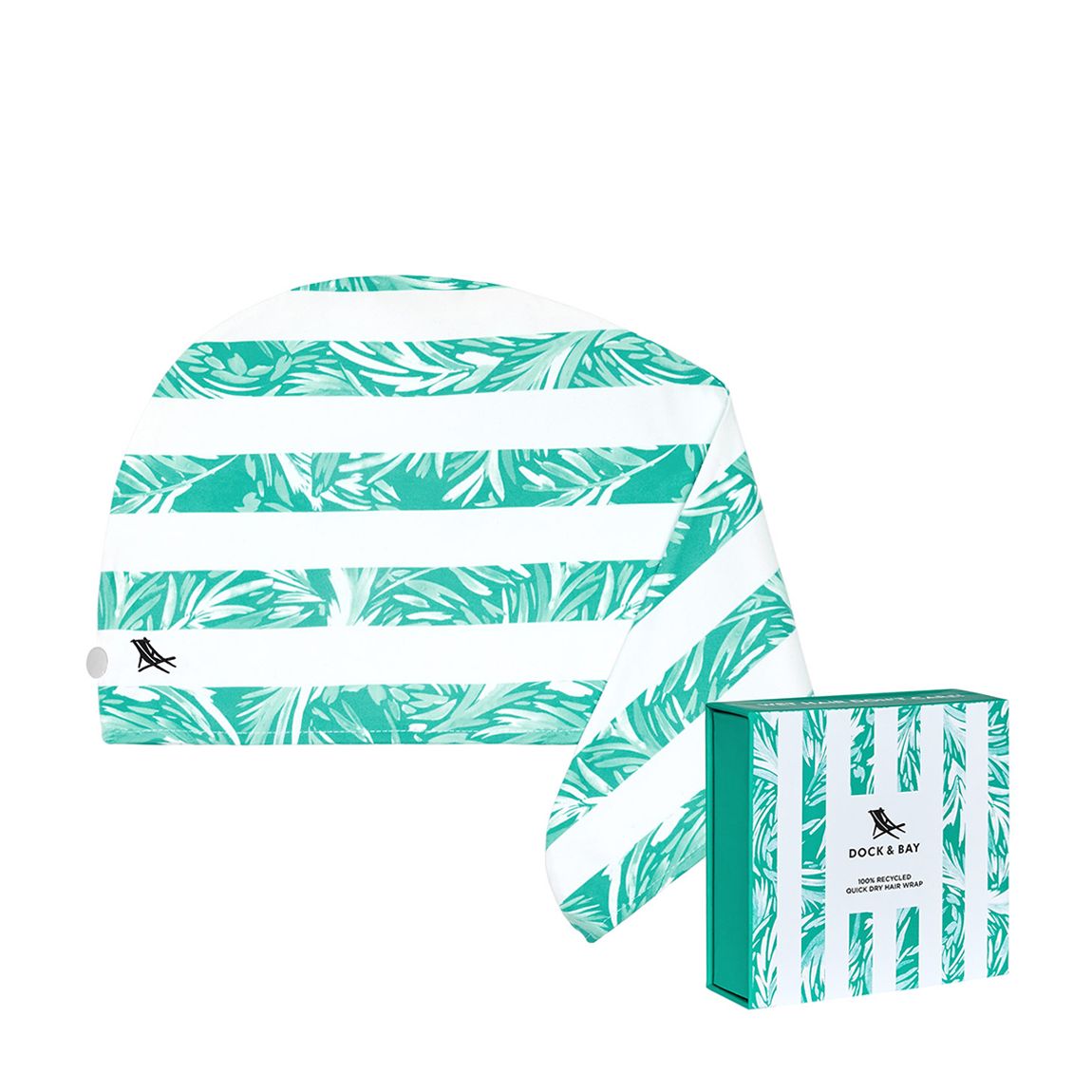 Quick Dry Hair Wrap, Palm Paradise main product photo