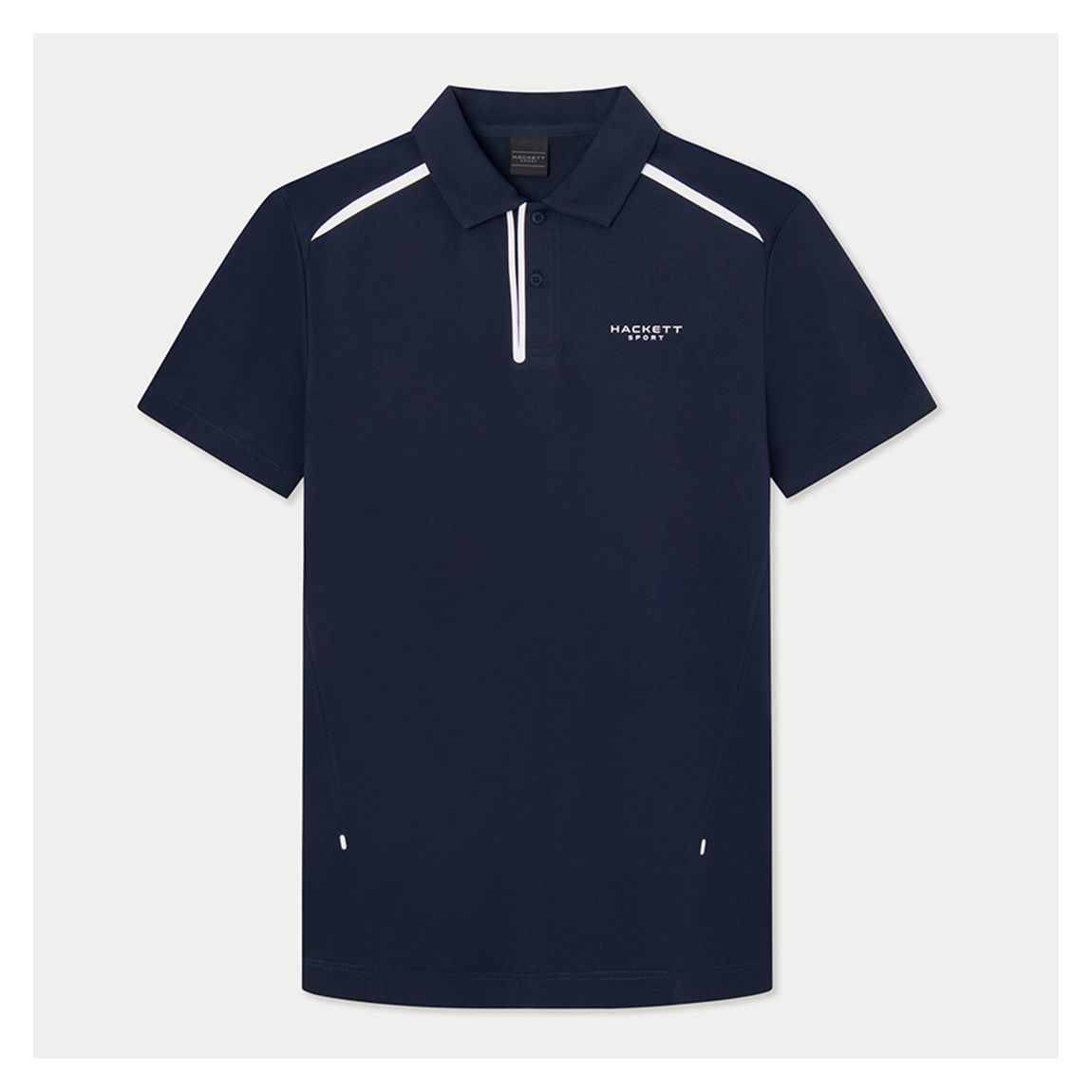 Navy Sport Cotton Blend Polo Shirt main product photo